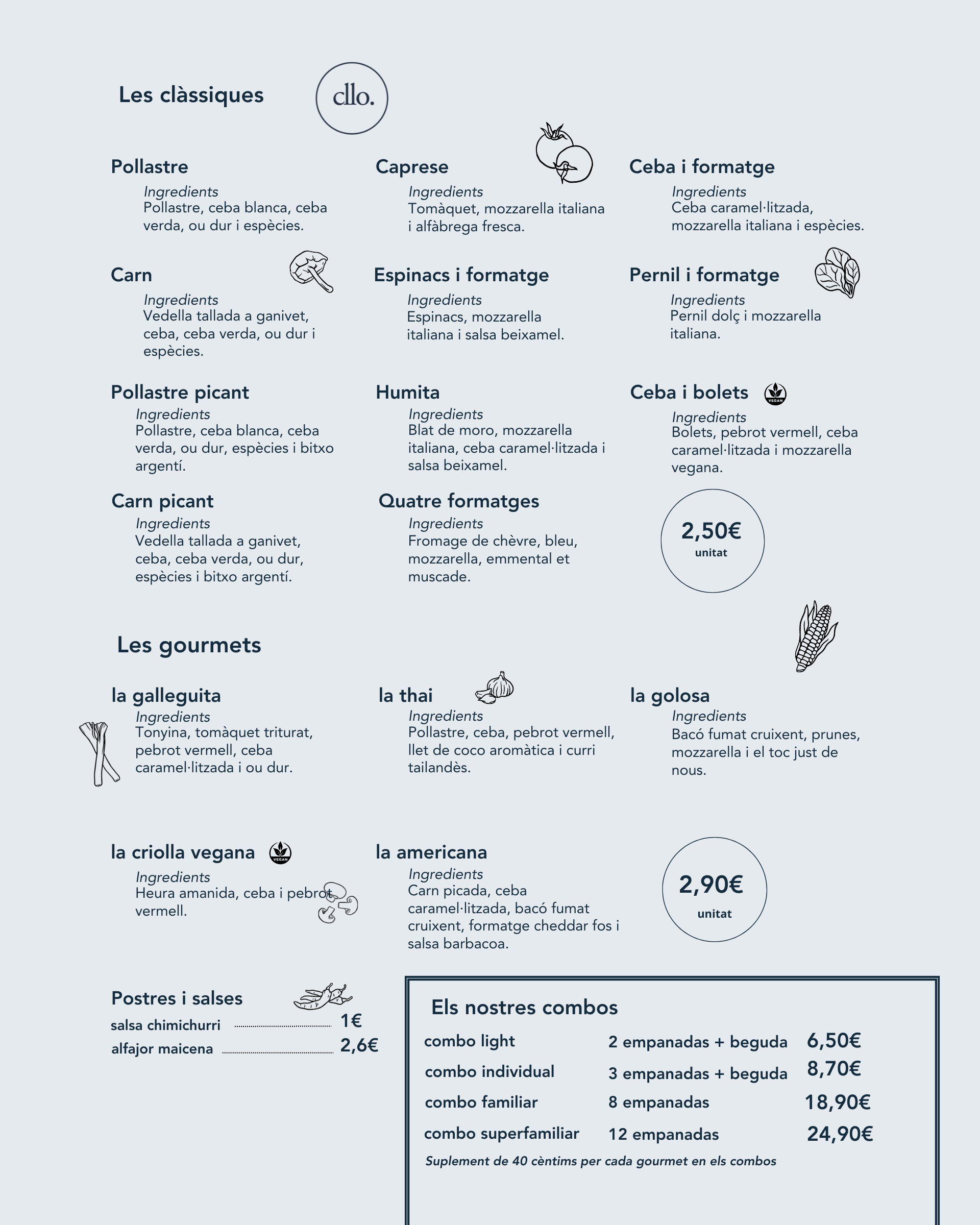 Carta de Empanades Argentines en Català
